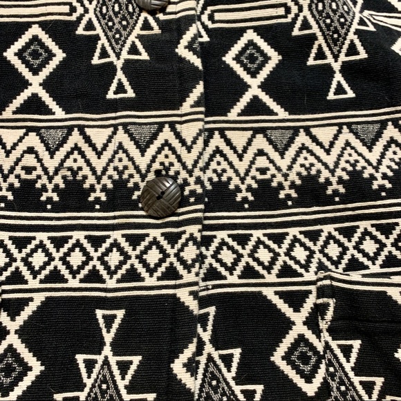 Vintage 80s Chico's Aztec Tribal Button Up Jacket - Picture 6 of 10